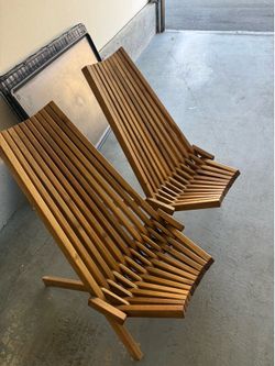 Folding Wooden Chairs