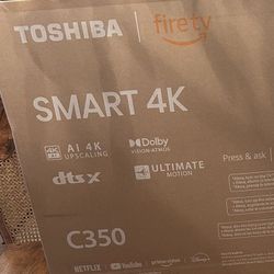 43 Inches Toshiba TV' Smart 4K