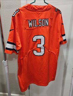 Russell Wilson #3 Orange Denver Broncos Men's Size Large Jersey