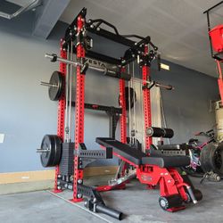 Vesta 2in1 Squat Rack | Functional Trainer | 400lb Weight Stack | Commercial Grade | Pulley |🔴Weights,Bar, & Bench Sold Separately 🔴FREE DELIVERY 🚚