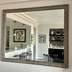 Large Custom Framed Beveled Mirror 