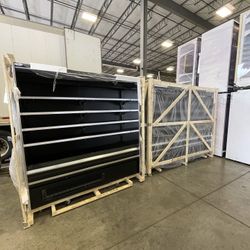 Open case fridge 8ft And 6ft With Nice Lighting Inside  And Easy To Move Beautiful Design Very Good For Fruit Or Vegetables And Meat 