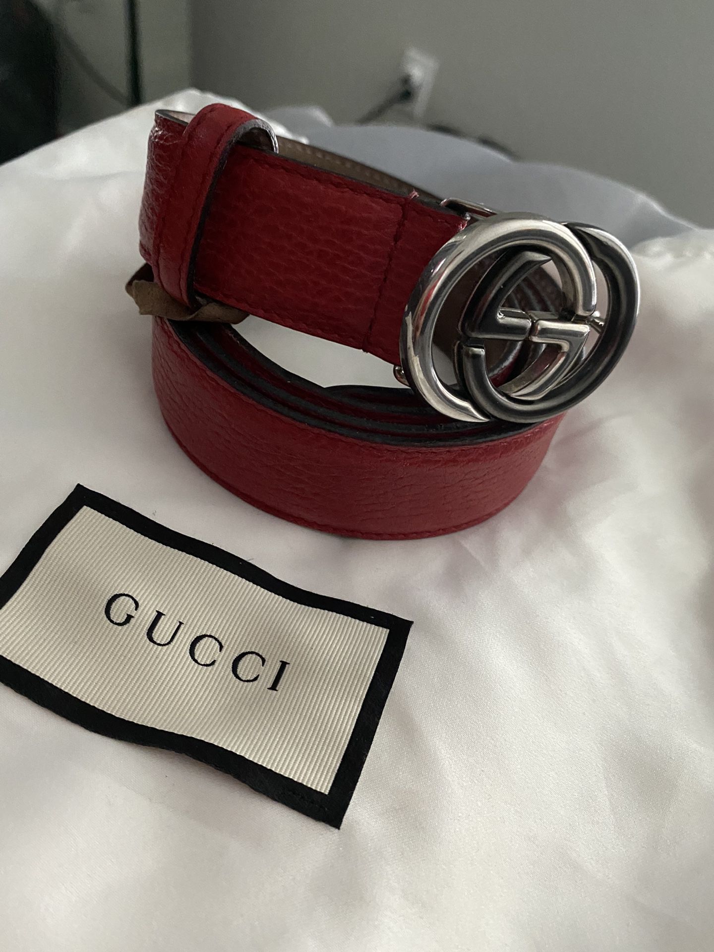 Gucci Double G Interlocking Mini Belt 