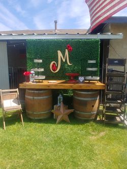 Rustic/ Flower wall Wedding balloon garland