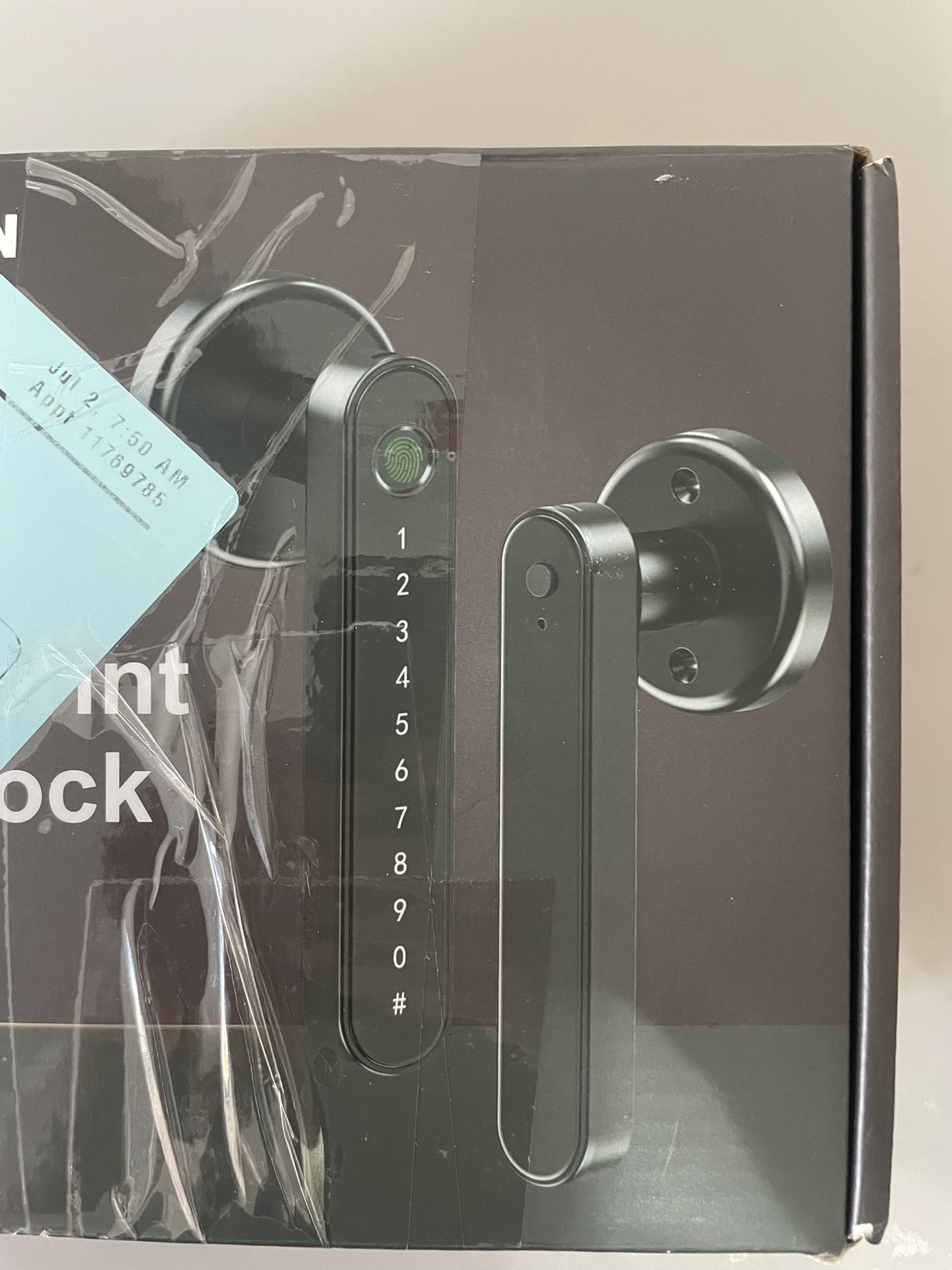 Ironzon Fingerprint Door Lock Silver