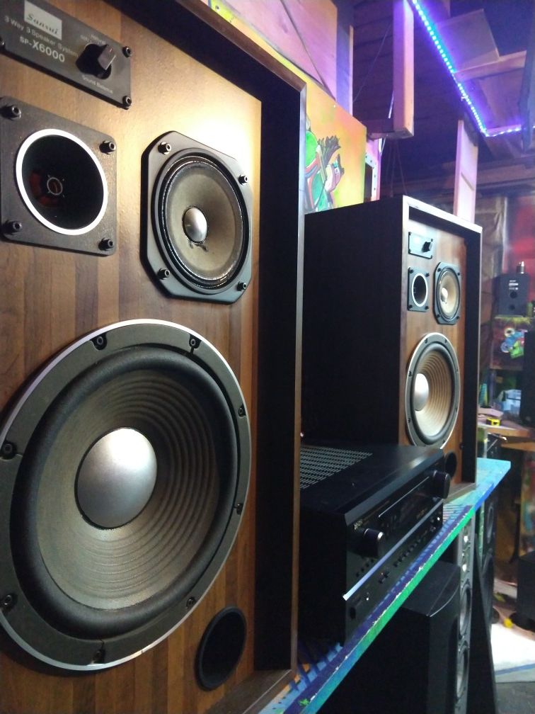 SANSUI sp-X6000 3 way speaker system for Sale in Federal Way SANSUI sp-X6000 3 way speaker system for Sale in Federal Way