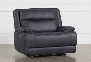 Garland charcoal cuddler power recliner
