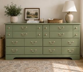 Soft Sage Green Dresser