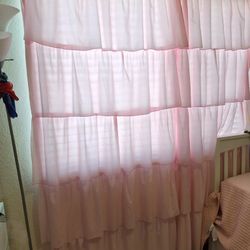 42x84 INCHES CURTSINS FOR GIRLS ROOM SET OF 2