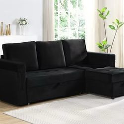 Black Or Brown Pullout Sofas! 
