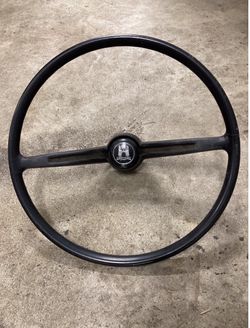 1970 Vw Steering Wheel With Cooler Engine 