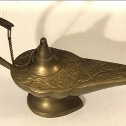 Aladin Genie Brass Lamp Made in India