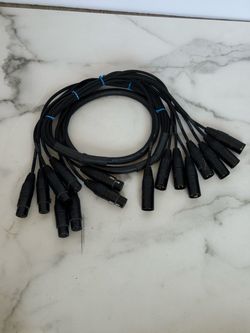 Mogami Gold 8 XLR-XLR-05 5FT 8-Channel XLR SNAKE Neutrik connector #2932