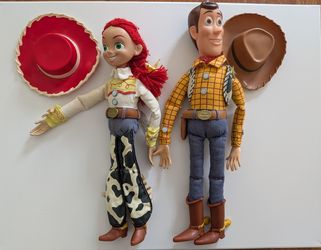 Toy Story talking Woody and Jessie