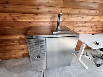 Perlick DDS36 Single Door Stainless Steel Commercial Kegerator Direct Draw