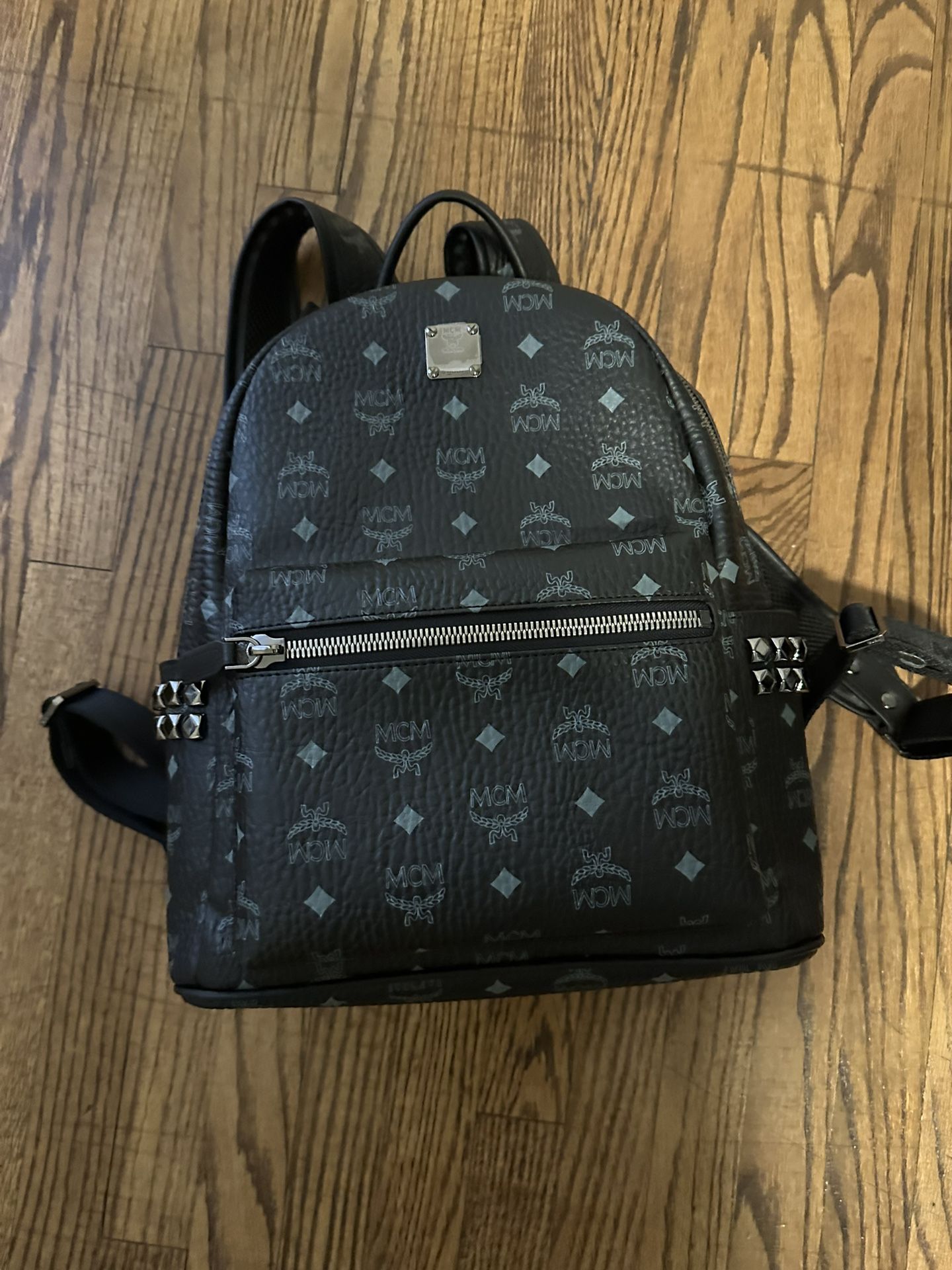 Mcm black backpack 