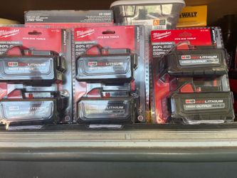 MILWAUKEE M18 3 - 2/PACK  BATTERIES 6.0