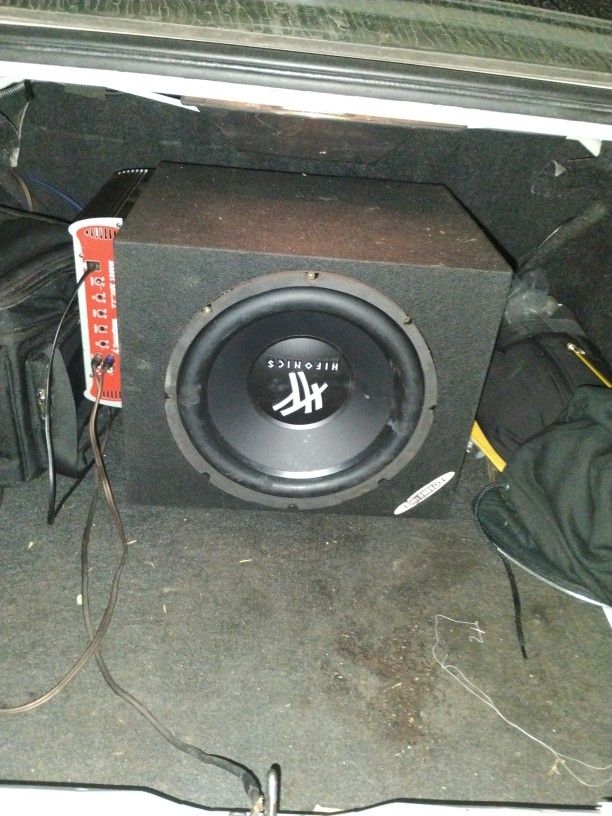 12' Hifonics Sub And 1500 Watt Amp