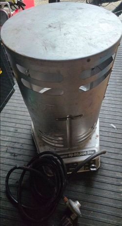 Propane heater (Does not come with tank)