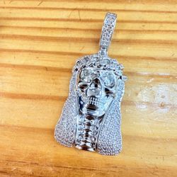 4.3CT 925 Silver Moissanite D Color Pendant 