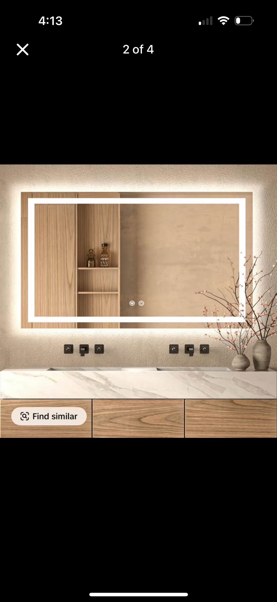 LED BATHROOM MIRROR VANITY