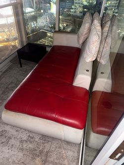 Leather couch