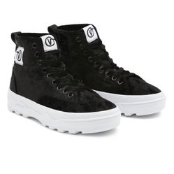 VANS CRUSHED VELVET SENTRY WC PLATFORM SNEAKERS