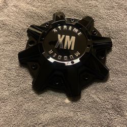 Xtreme Mudder Gloss Black Center Cap #CW0396
