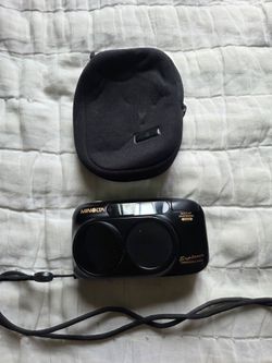 Minolta Explorer Freedom Zoom 35mm Point & Shoot Film Camera Black