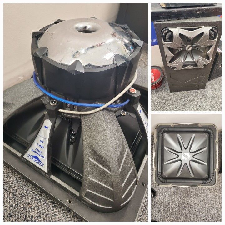 EXCELLENT CONDITION SINGLE KICKER L7 IN PORTED BOX $325