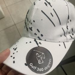 Fashion golfers hat Golf360Degrees  Adjustable size band 3 color’s available 