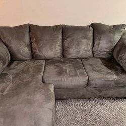 Couch with Ottoman