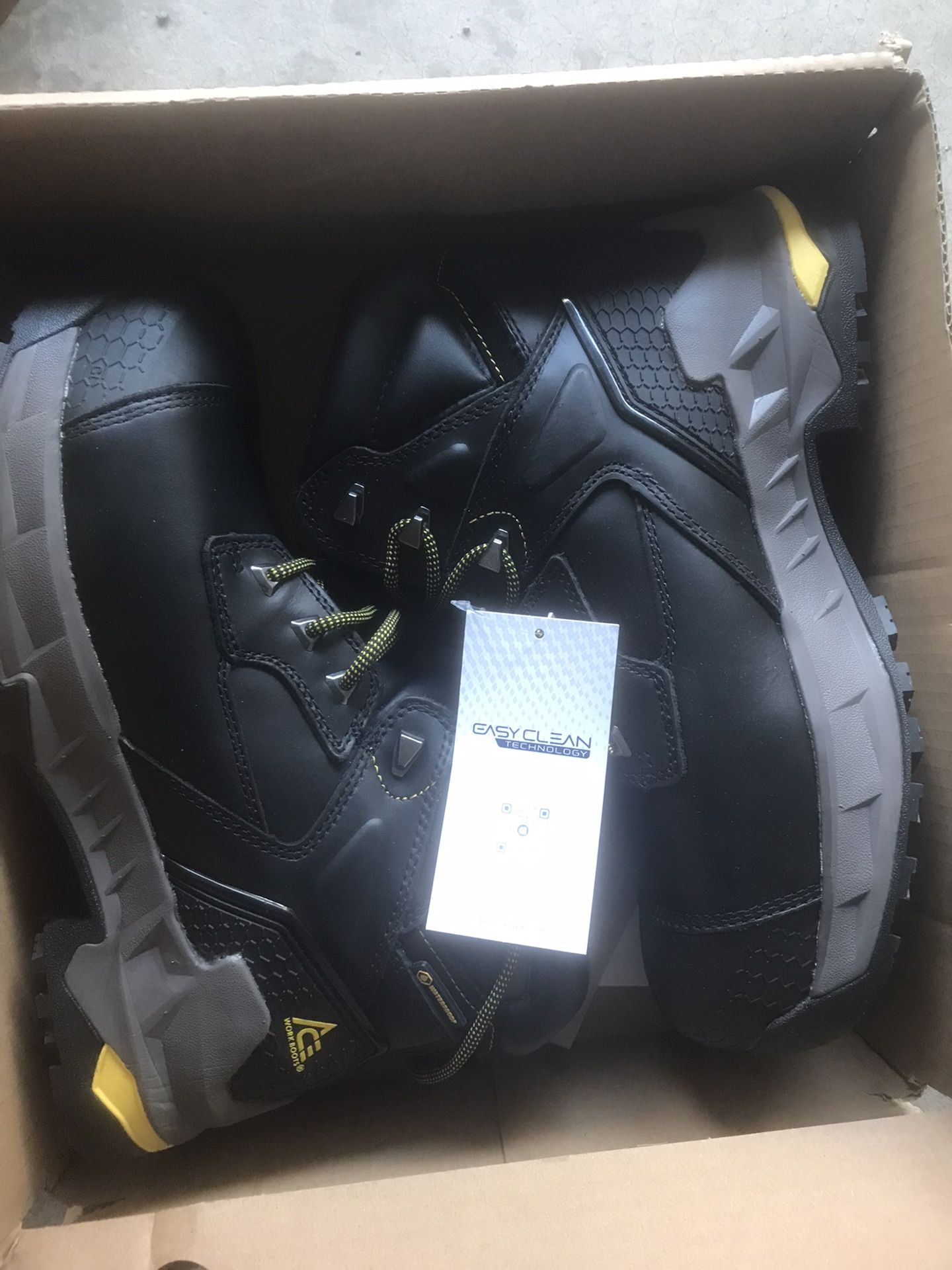 New Ac Work Boots Inbox Men 8.5 Women 10