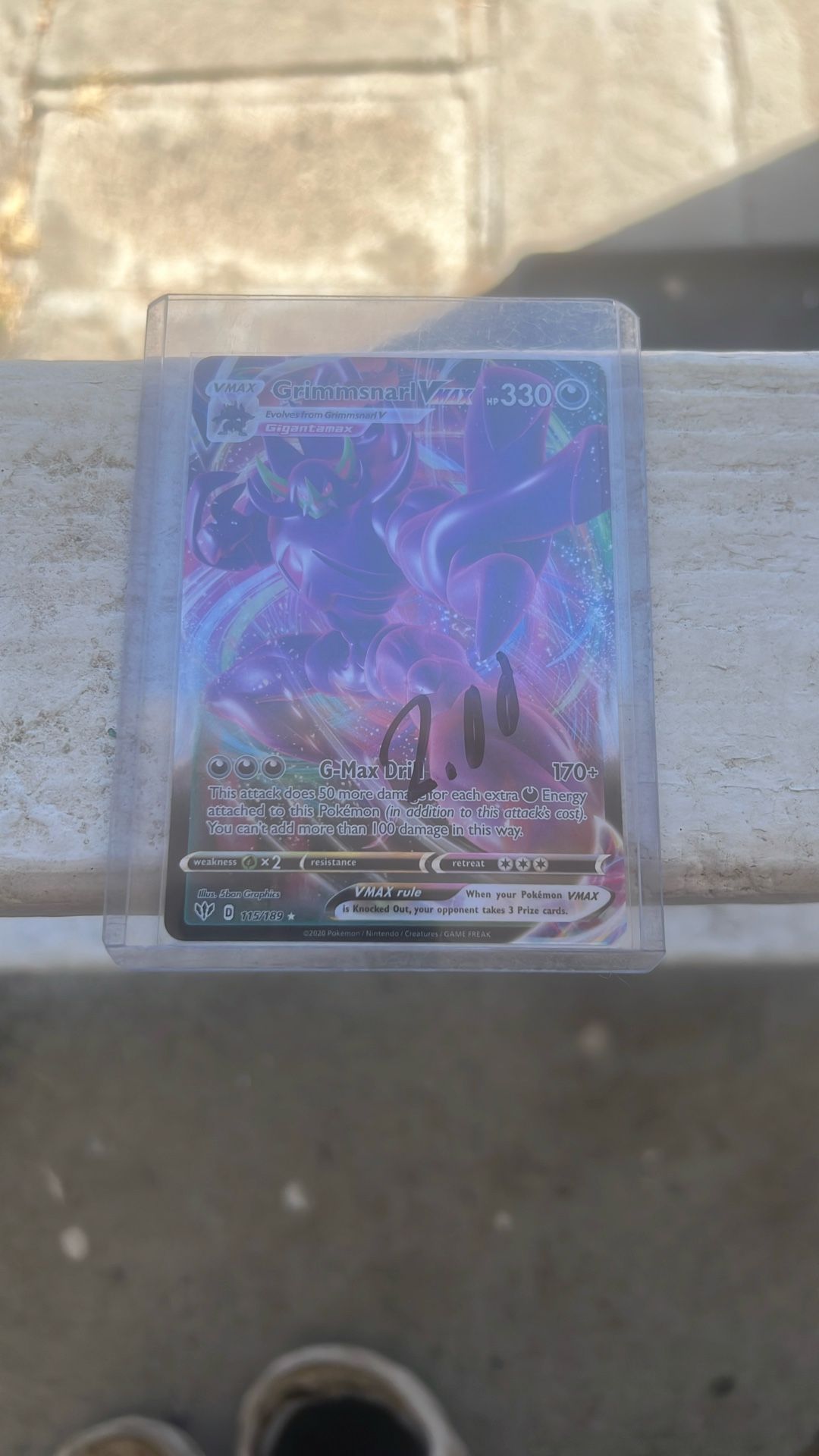 Pokemon Grumman’s VMax English NM