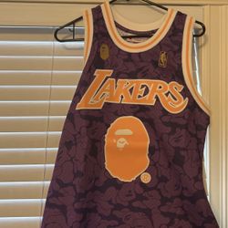 lakers X bape Jersey