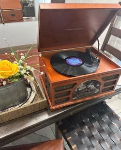 Crosley CR66 5-in-1 Record Player – All Functions Working – Vintage Style