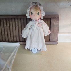 Precious Moments Doll With Stand 
