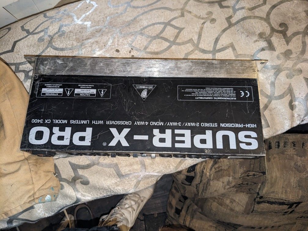 The Behringer Super-X Pro CX3400 V2 Crossover