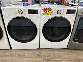 LG Front Load Washer & Dryer Set Take It Home $0 Initial Payment Read Description