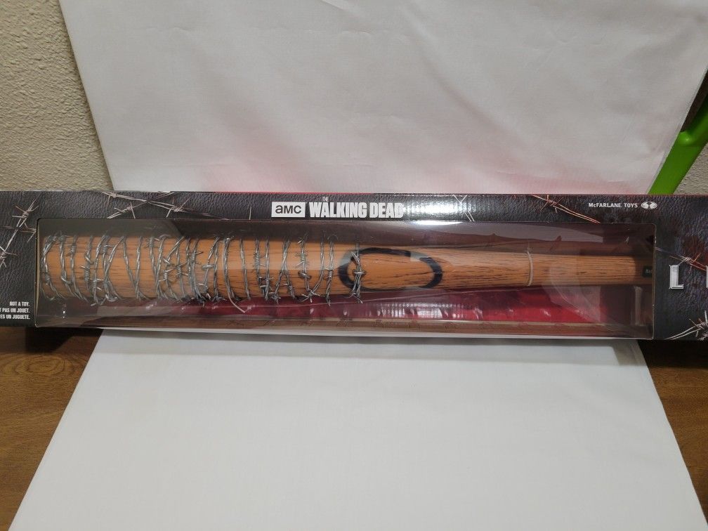 McFarlane toys AMC The Walking dead Negan lucille 32" replica bat.