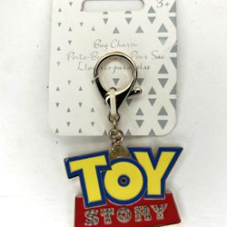 Disney Store Parks Toy Story Flair Bag Charm Enamel Keychain