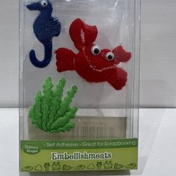 New Sea Life Embellishments for Scrapping or other crafting