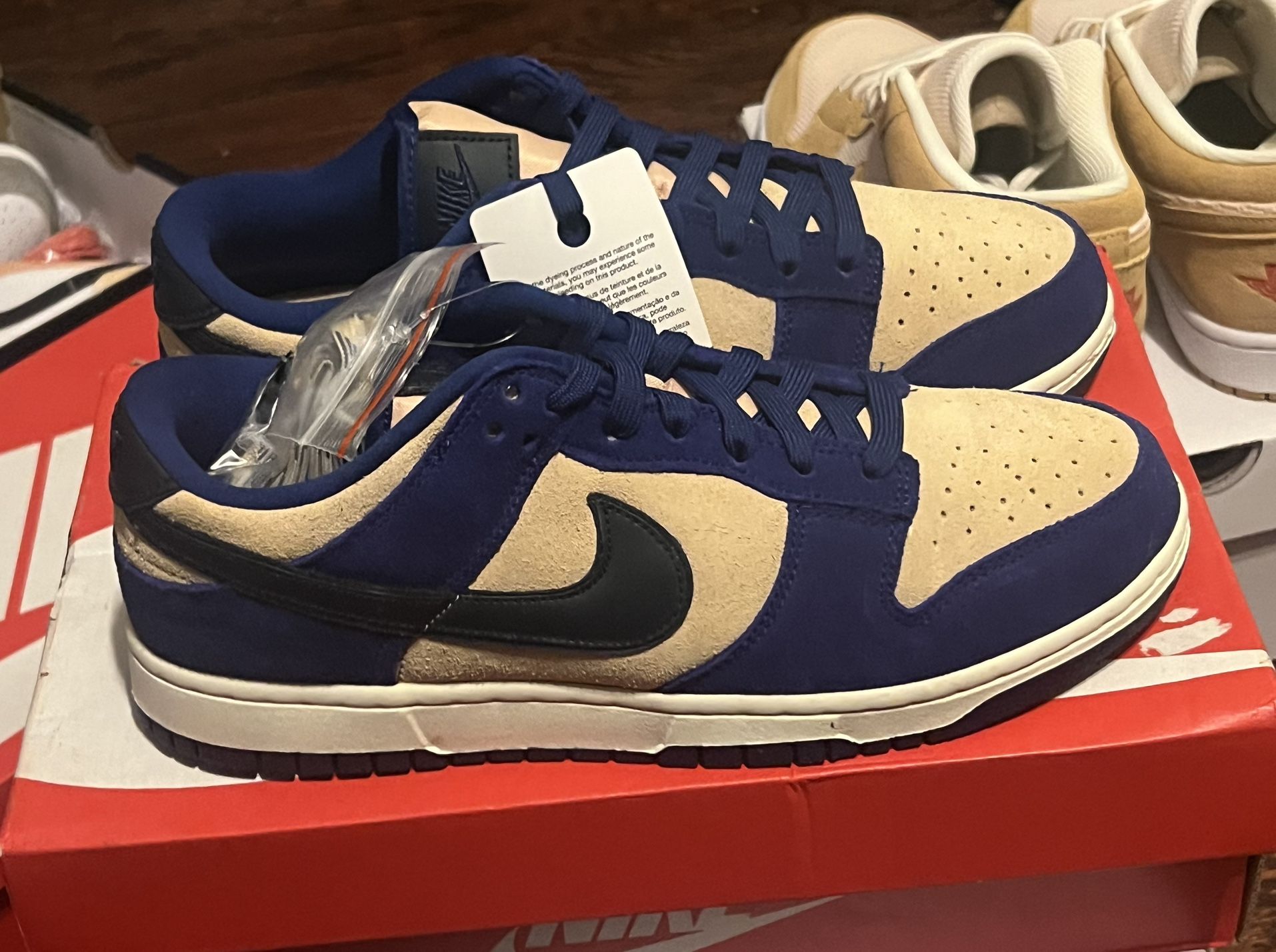 Nike Dunk Low Blue Suede
