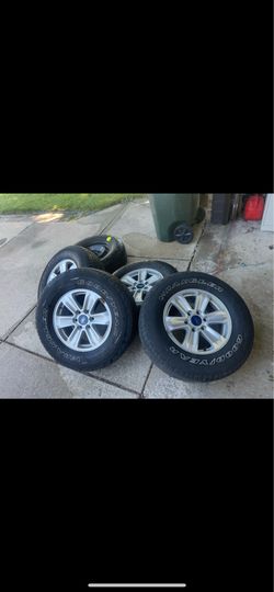 2019 Ford F-150 XLT OEM 17” Wheels & Tires w/ Factory TPMS – Set of 4 and spare