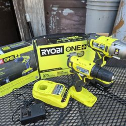 Ryobi 18V Impact Wrench & Drill