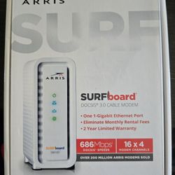Arris Surfboard DOCUS 3.0 Cable Modem works with Optimum