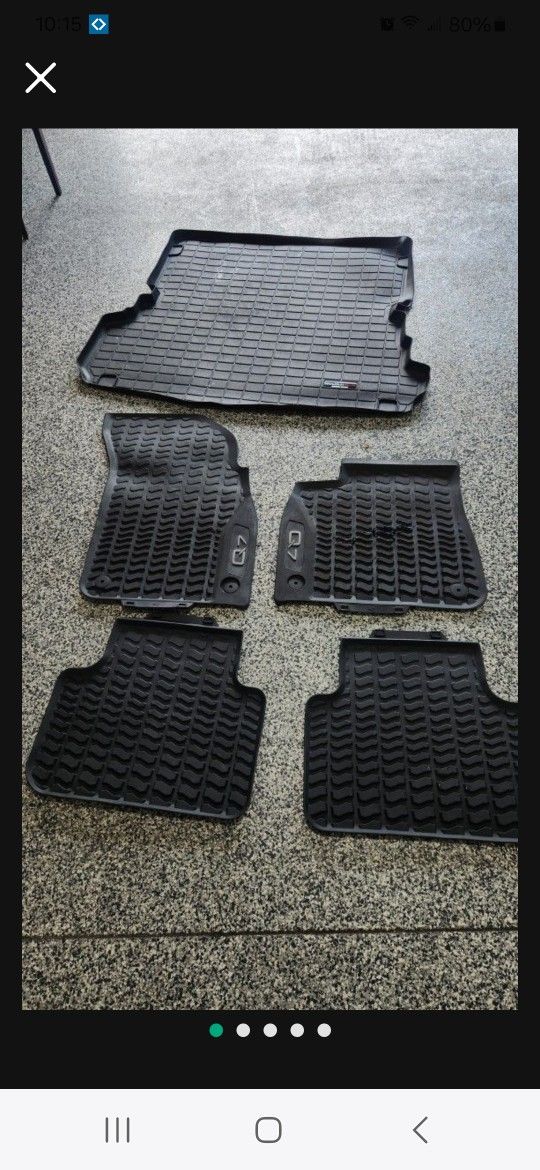 Audi Q7 Floor & Cargo Mat(AllWeather