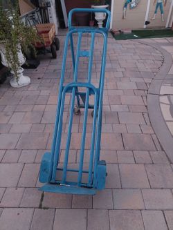 Blue Steel Hand Truck Dolly
