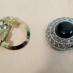 Vintage Sarah Coventry 2 Brooches