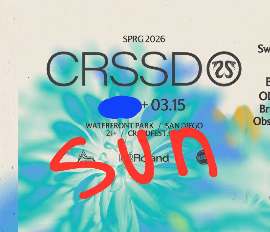 CRSSD Sunday Only